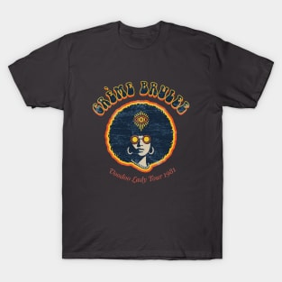 Creme Brulee Voodoo Lady Tour Glam Rock Band T-Shirt